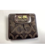 Authentic Coach optic Wallet ID holder brown pink - £22.73 GBP