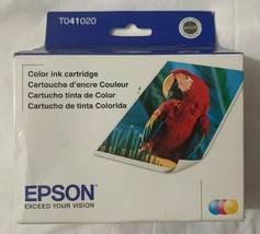 Epson 41 Color Ink Cartridge T041020 Stylus C62 CX3200 Genuine OEM Seale... - £7.27 GBP