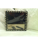 NIB BLACK TRI-FOLD WALLET SMALL PURSE CLUTCH W/ SHOULDER STRAP &amp; KEYCHAI... - $15.67 CAD
