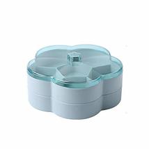 Plastic Party Snacks Serving Tray Appetizer Plates Snack Bowls with Lid ... - £20.86 GBP