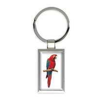 Macaw : Gift Keychain Bird Cute Colorful Parrot Exotic Nature - £6.27 GBP