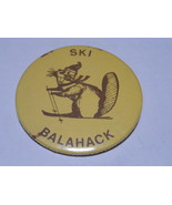 Balahack Metal 1970&#39;S Button Vintage Downhill Ski Collectible Canada Snow  - $8.75