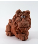 Wallace Berrie Rascals Lion Statue Figurine Clay 5&quot; Humorous Vintage 1973 - £17.55 GBP