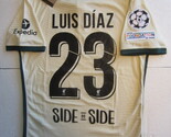Luis Diaz #23 Liverpool FC UCL Match Slim Fit Beige Away Soccer Jersey 2... - $90.00