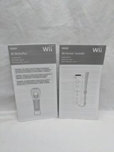 Nintendo Wii Remote And Motion Plus Operations Manuals - £7.77 GBP