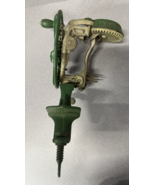 Vintage Cast Iron Reading Hardware Green Apple Peeler, Works - $39.92 CAD