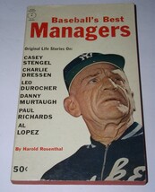 Casey Stengel Baseball&#39;s Best Managers Paperback Book Vintage 1961 Leo D... - $13.67 CAD