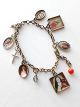 Therese of Lisieux Little Flower Charm Bracelet - £47.26 GBP+