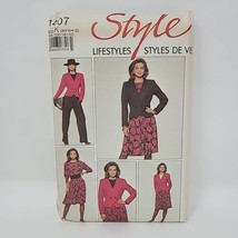 Style 1407 Misses Jacket Top Skirt Trousers Sewing Pattern Sz 8-12 Uncut - £6.20 GBP