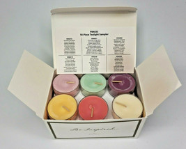 PartyLite 18 Pc Tealight Candle Set Be Inspired New Box HTF P6F/P84033 - $24.99