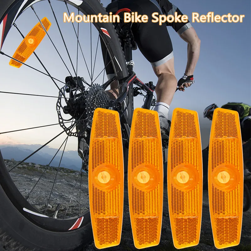 8pc Fish-shaped MTB Spoke Reflector Wheel  Reflectors Bicycle Reflective Light - £9.56 GBP+