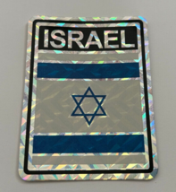 Israel Country Flag Reflective Decal Bumper Sticker - $6.79