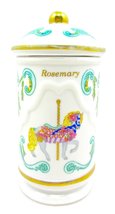Lenox Porcelain Carousel Spice Jar - Rosemary - $23.50