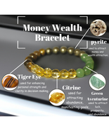 Money Wealth Bracelet | Attract Wealth | Prosperity Wealth Abundance Bra... - £16.51 GBP