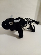 Breyer PBR Bull Riders Cash Plush Black White 2003 Rodeo  Stuffed Animal - $15.24