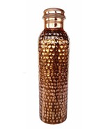 New Creation Copper water Bottle for Ayurveda Benefit Hand Hammered Tumbler - $19.68