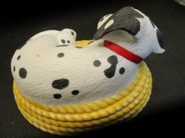 SPG Princeton Gallery Vintage 1994 Dalmatian Dog Tired Fine Porcelain Fi... - $44.55