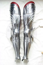 Medieval Steel Warrior Gothic Leg Armor Full Set Knight Armor gift item - $230.01