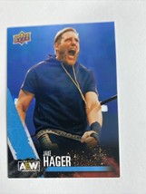 #19 JAKE HAGER 2021 Upper Deck AEW Wrestling First Edition - £1.00 GBP