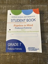 NHA Student Book Algebra Unit 3 Book - €16,00 EUR