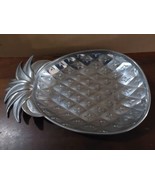 Lenox Metal Pineapple Serving Tray Chip Dish British Colonial 18 5/8 X 1... - £28.06 GBP