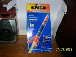 Estes Alpha III Model Rocket Launch Set MIB - $25.00