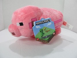 2021 Minecraft Pig Plushie Mojang Mattel  Video Game Plush 9&quot; w/tag - $18.00
