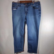 Time and Tru Women&#39;s Jeans SIZE 20 Leg Blue Denim Ankle Length Free Ship - £7.03 GBP