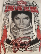 T-shirt Raneen Gold di Michael Jackson &quot;Lunga vita al re&quot;, taglia XL da... - £63.49 GBP