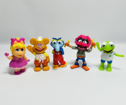Disney Jr. Muppet Babies Toy Lot of 5 Kermit, Animal, Gonzo, Miss Piggy, Fozzy - £8.63 GBP