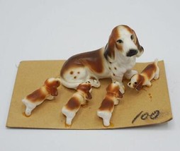 Set of Mini Dog Figurine Porcelain - $36.71