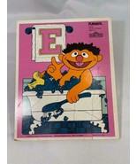 Vintage Playskool Wood Puzzle Ernie Sesame Street 1979 Complete 315-22 - £9.41 GBP