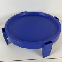 Tupperware 1866-2 Blue Divide A Rack Pie Stacker Vintage Kitchen Stackable - $11.87