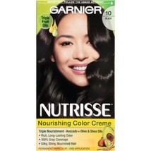 Garnier Nutrisse Nourishing Color Creme 10 Black (Licorice) - $12.52