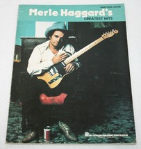 MERLE HAGGARD Greatest Hits SONGBOOK 15 Songs Piano Vocal Guitar COUNTRY - £10.10 GBP