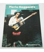 MERLE HAGGARD Greatest Hits SONGBOOK 15 Songs Piano Vocal Guitar COUNTRY - €11,12 EUR