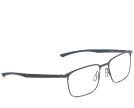 New Porsche Design P&#39;8753 B Gunmetal W/BLUE Temples Authentic Eyeglasses 55-18 - £125.26 GBP