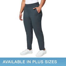 Modern Ambition Ladies&#39; Woven Stretch Pant Black or Teal - $39.10