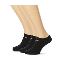 Nike No Show Men&#39;s Lightweight Socks Black/(White) Size:M  - $49.06 CAD
