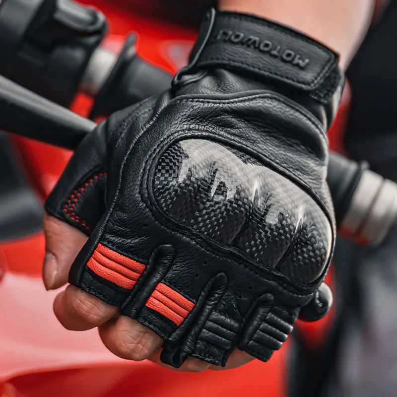 2022 NEW Motorcycle Gloves Motorbike Racing Half Finger Summer Moto Gloves - $33.50