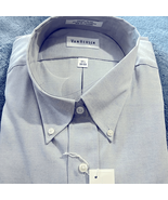 Van Heusen Gray pinpoint Oxford size 17.5 - $9.60