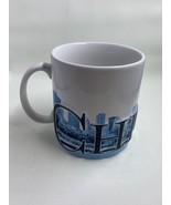 Chicago Americaware Coffee Mug 2007 Large Raised Spellout Letters Skyline - £6.15 GBP