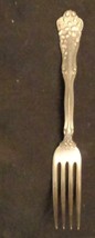 Hallmarked Antique Wm Rogers X12 Silver Plate Dinner Fork - Old Fork - Monogram - £7.75 GBP