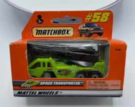 Matchbox Mattel Wheels Space Rocket Transporter #58 1998 Vintage Boxed  - $5.69