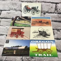 Vintage Postcards Oregon Trail Covered Wagons Pioneers Lot Of 7 Collectible - £7.77 GBP