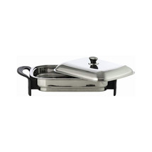 Precise Heat™ T304 Stainless Steel 16 Rectangular Electric Skillet - $202.18