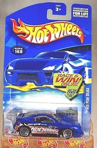 2002 Hot Wheels Collector #160 PIKES PEAK CELICA Blue w/Gray Wing w/Lace Spokes - $10.45