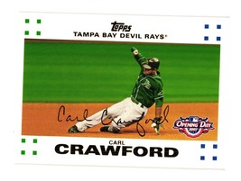 2007 Topps #189 Carl Crawford Tampa Bay Devil Rays - £1.26 GBP