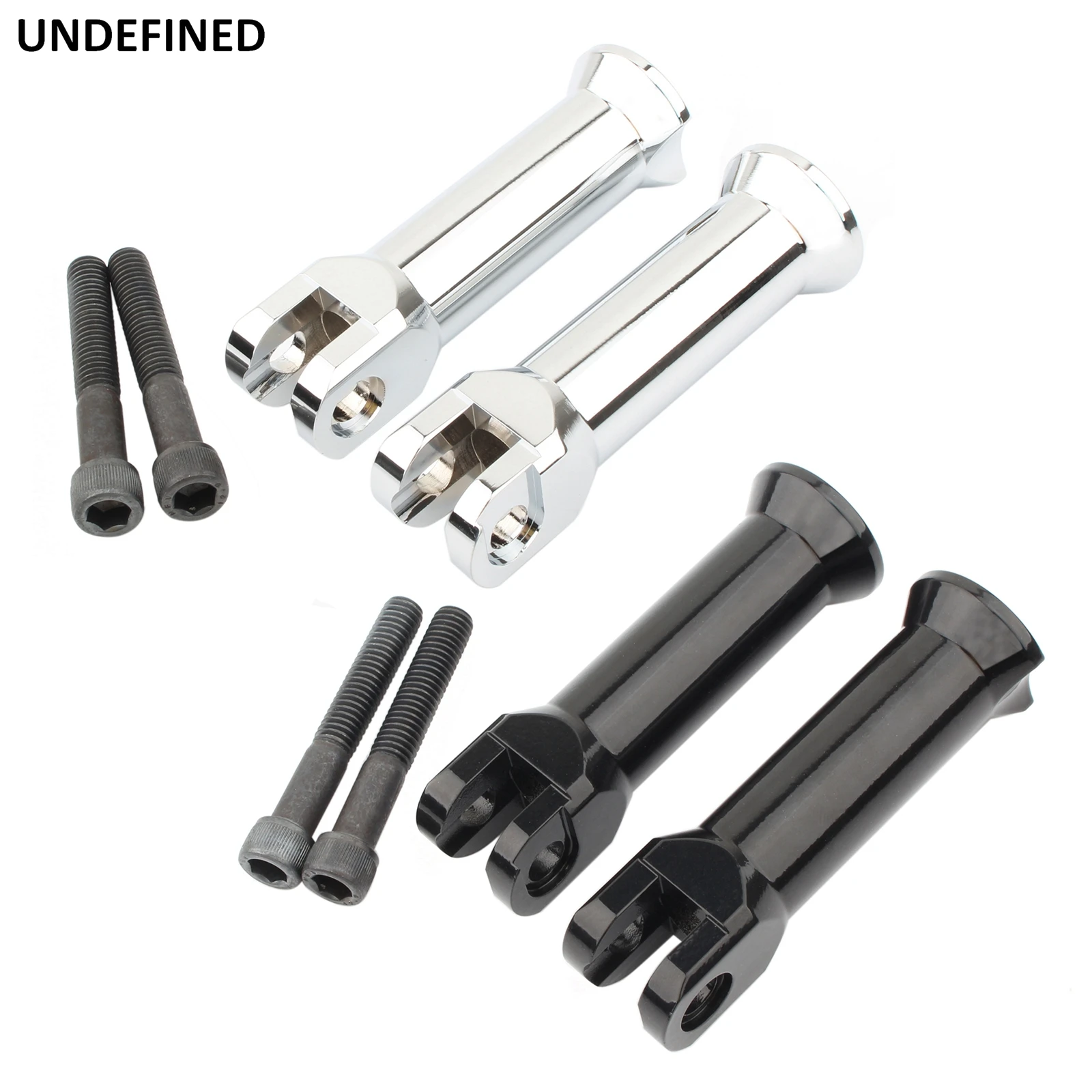 Motorcycle Foot Pegs Mount Bracket Passenger Footrest Clamp Clevis Kit For - £35.11 GBP