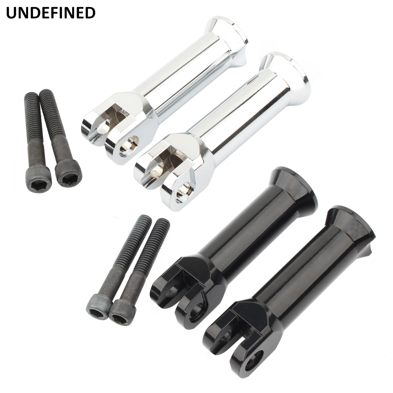 Motorcycle Foot Pegs Mount Bracket Passenger Footrest Clamp Clevis Kit For - £33.57 GBP